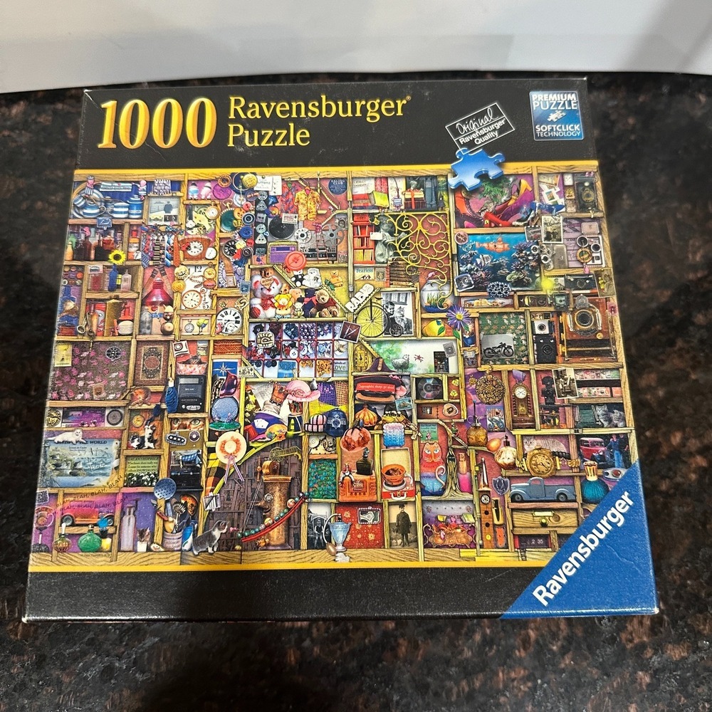 Ravensburger 1000 pc Puzzle The Curious Cupboard 81991 Colin Thompson